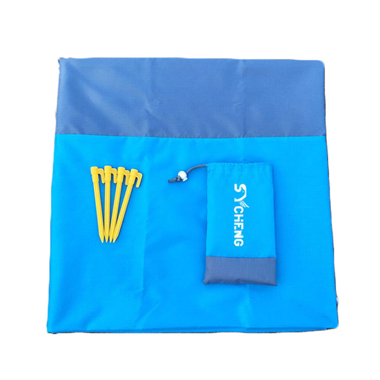 SYCHENG Beach Blanket Waterproof Sandproof Extra Large Picnic Mat Quick Drying Beach Mat Sand Free with 4 Stakes for Outdoor Travel Camping Hiking 