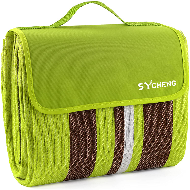 SYCHENG Extra Large Picnic & Outdoor Blanket for Water-Resistant Handy Mat Tote Great for Outdoor Beach, Hiking Camping on Grass Waterproof Sand Proof -YELLOW