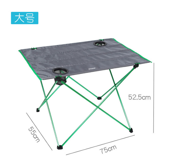 SYCHENG Factory direct sales can customize camping picnic folding table outdoor fishing hiking supplies light folding table with net pocket