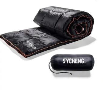 SYCHENG wearresistant waterproof windproof warm down blanket Printed Quilted Outdoor Camping Blanket for Traveling,Picnics,Beach Trips